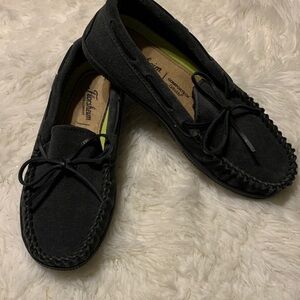 Florsheim Charcoal Suede Slip-On Loafers